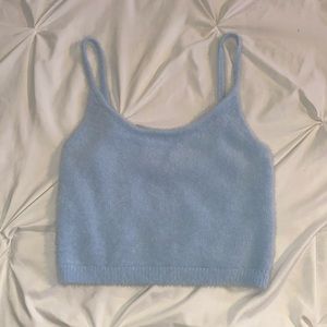 Kendall & Kylie Fluffy Tank Top